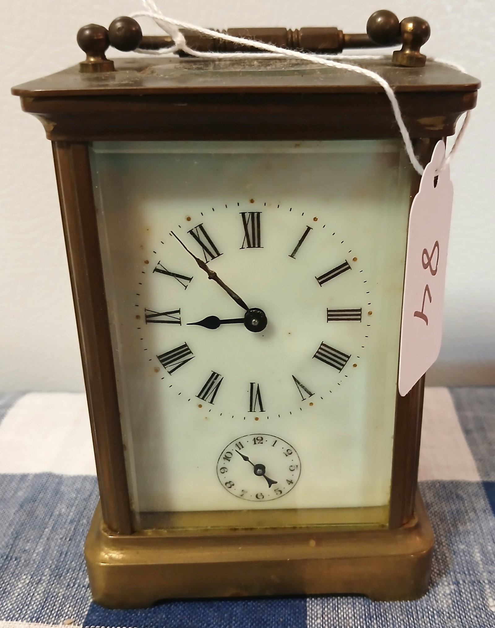 French Brass Carriage Clock (1 of 3)