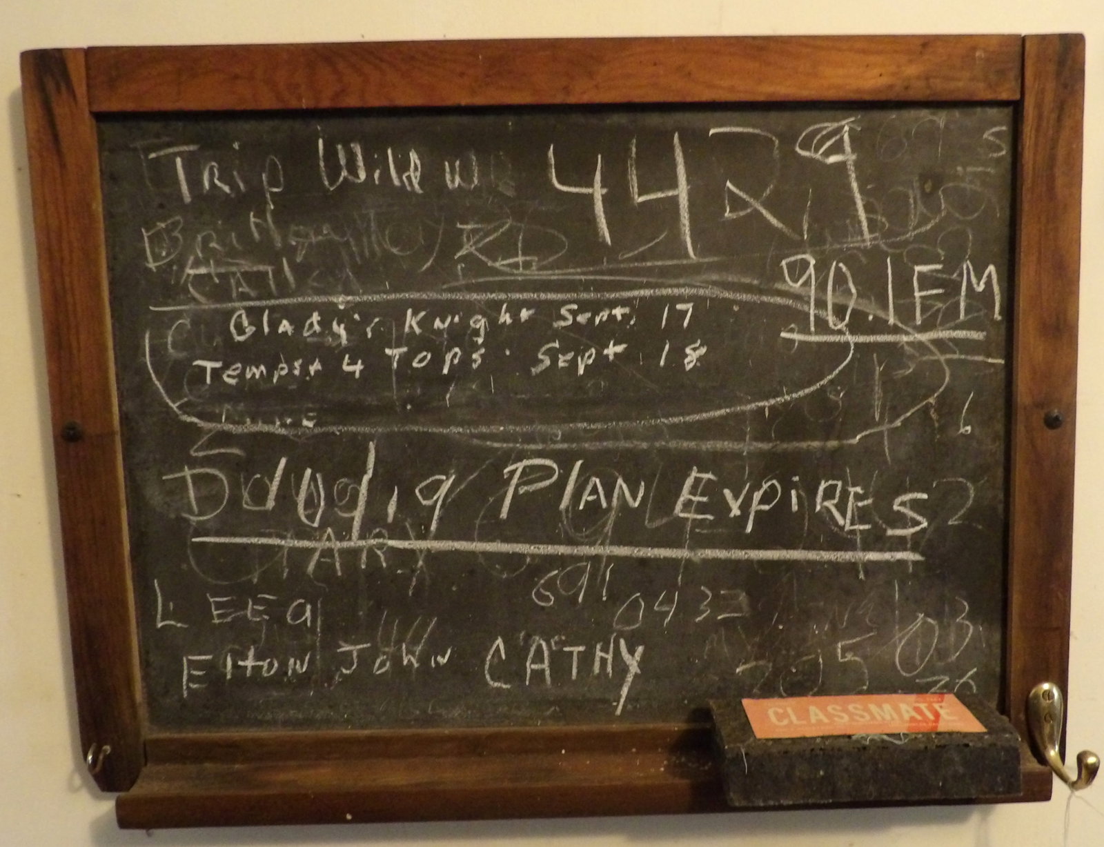 Wall Mounted Chalkboard (1 of 1)