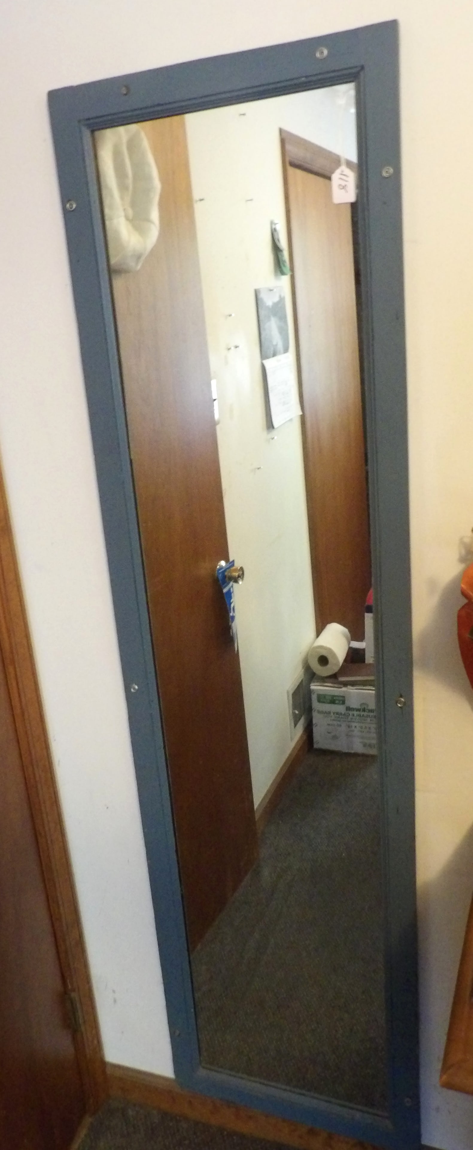 Wall Mirror: This wall mounted mirror measures 6 feet. *NO SHIPPING AVAILABLE FOR THIS ITEM - PICK UP ONLY