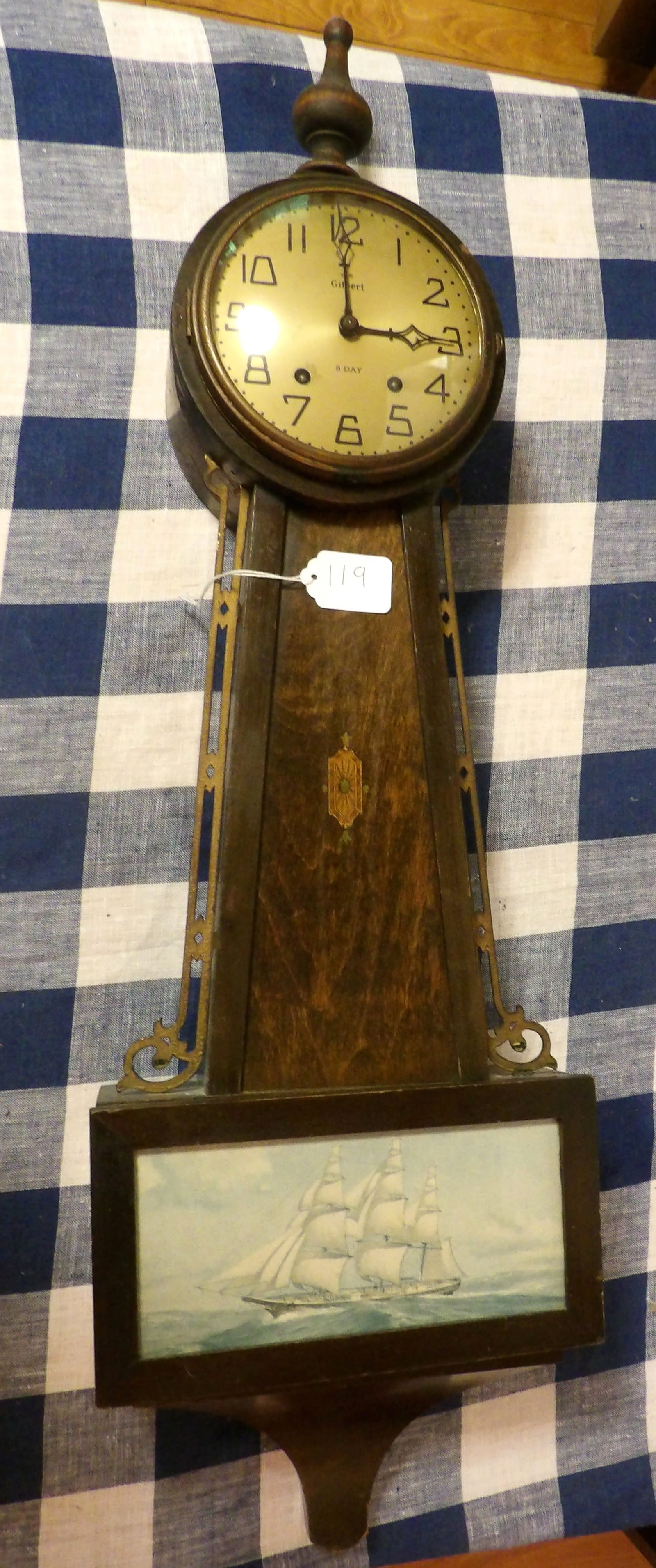 Gilbert 8 Day Wall Clock (1 of 2)