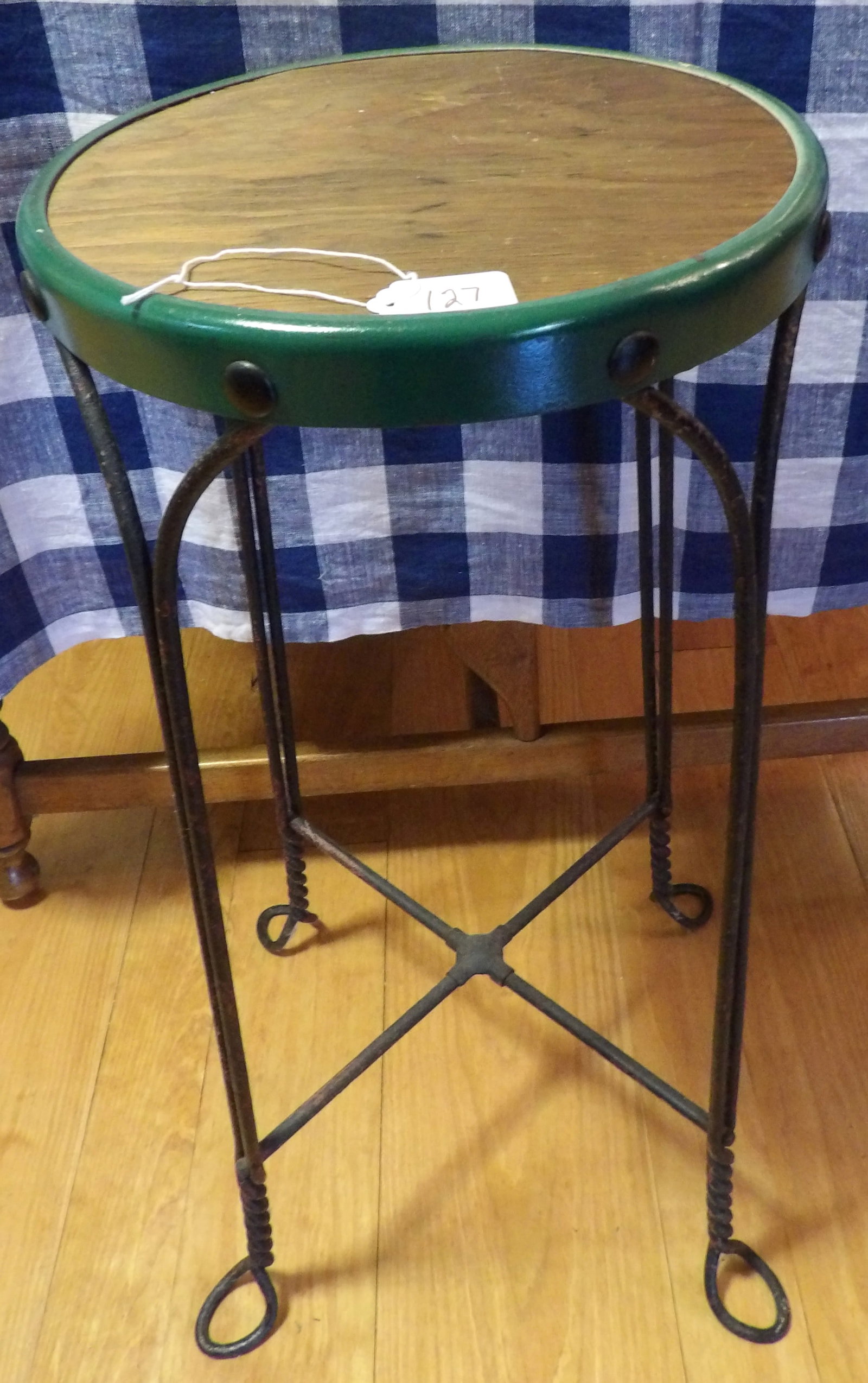 Ice Cream Parlor Stool: This classic Ice Cream Parlor Stool measures 26" x 12" - NO SHIPPING AVAILABLE FOR THIS ITEM - PICK UP ONLY