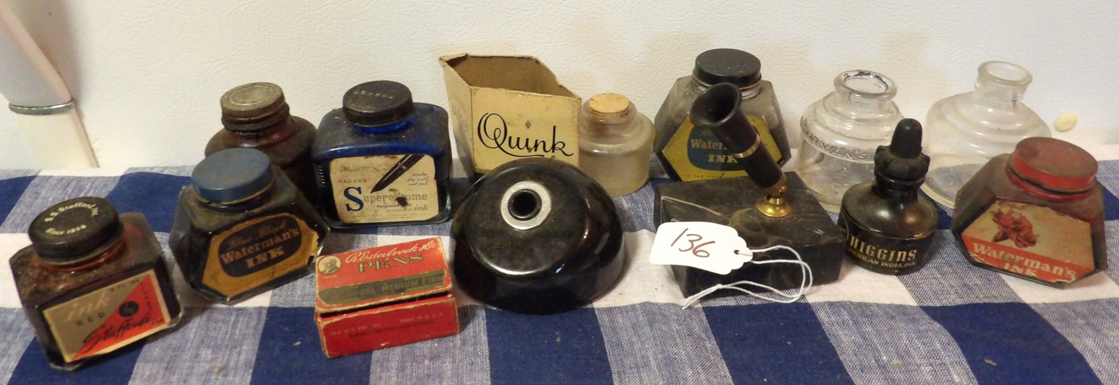 Vintage Fountain Ink Lot (13 pcs) (1 of 4)