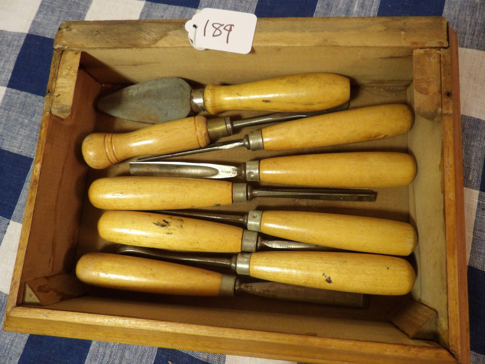 Taylor Brand Wood Working Tools, Chisels, Etc (9 pcs) (1 of 2)