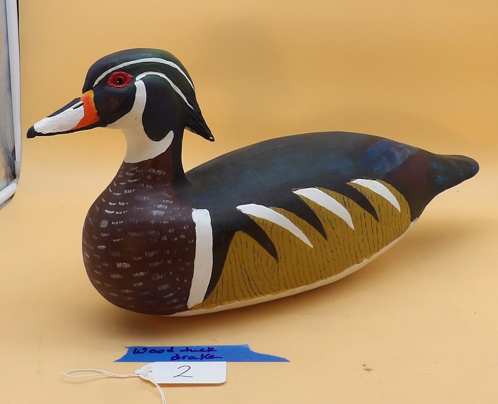 "Drake" Metzger Wood Duck Decoy (1 of 6)