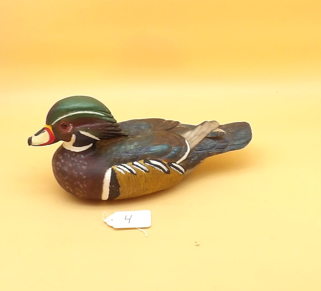 "Drake" Metzger Wood Duck Decoy (1 of 9)