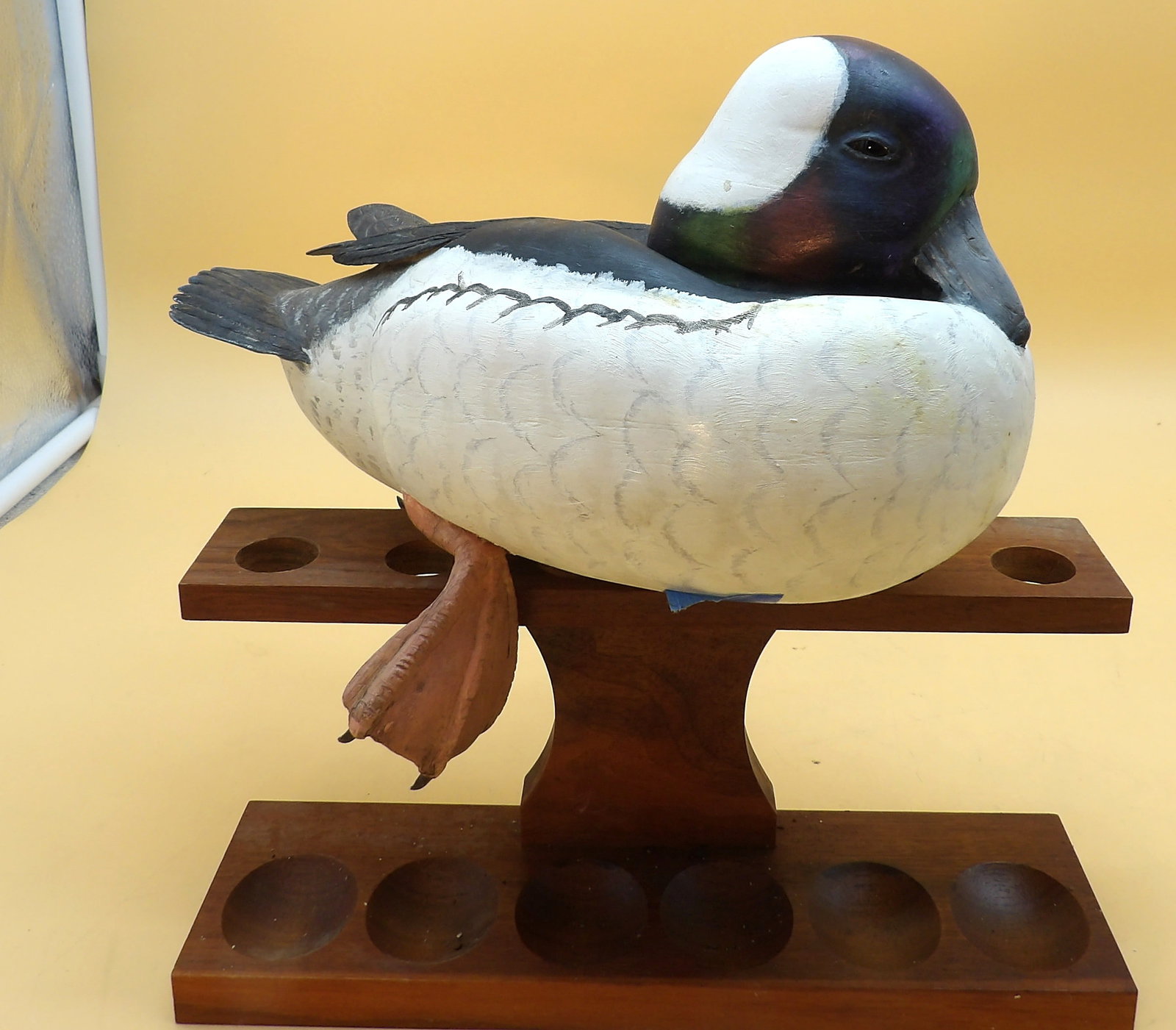 "Bufflehead" Metzger Wood Duck Decoy Carving (1 of 4)