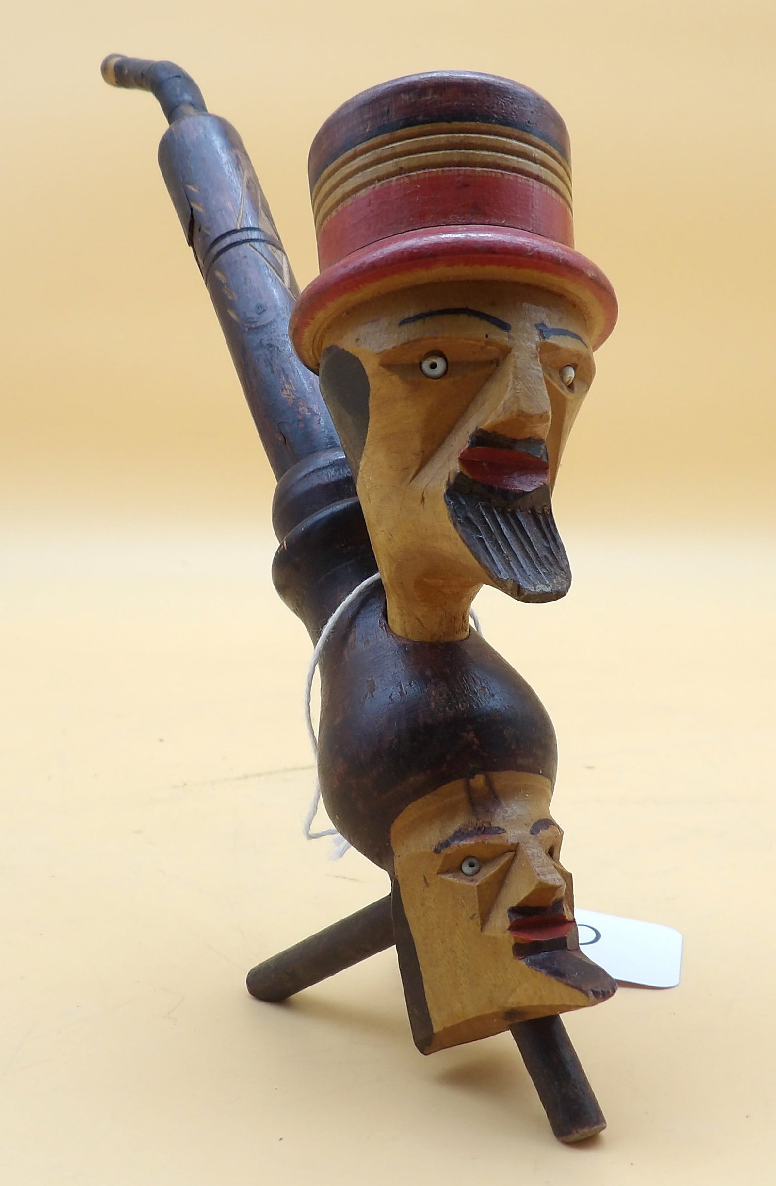 Decorative Hand Carved Wood Pipe