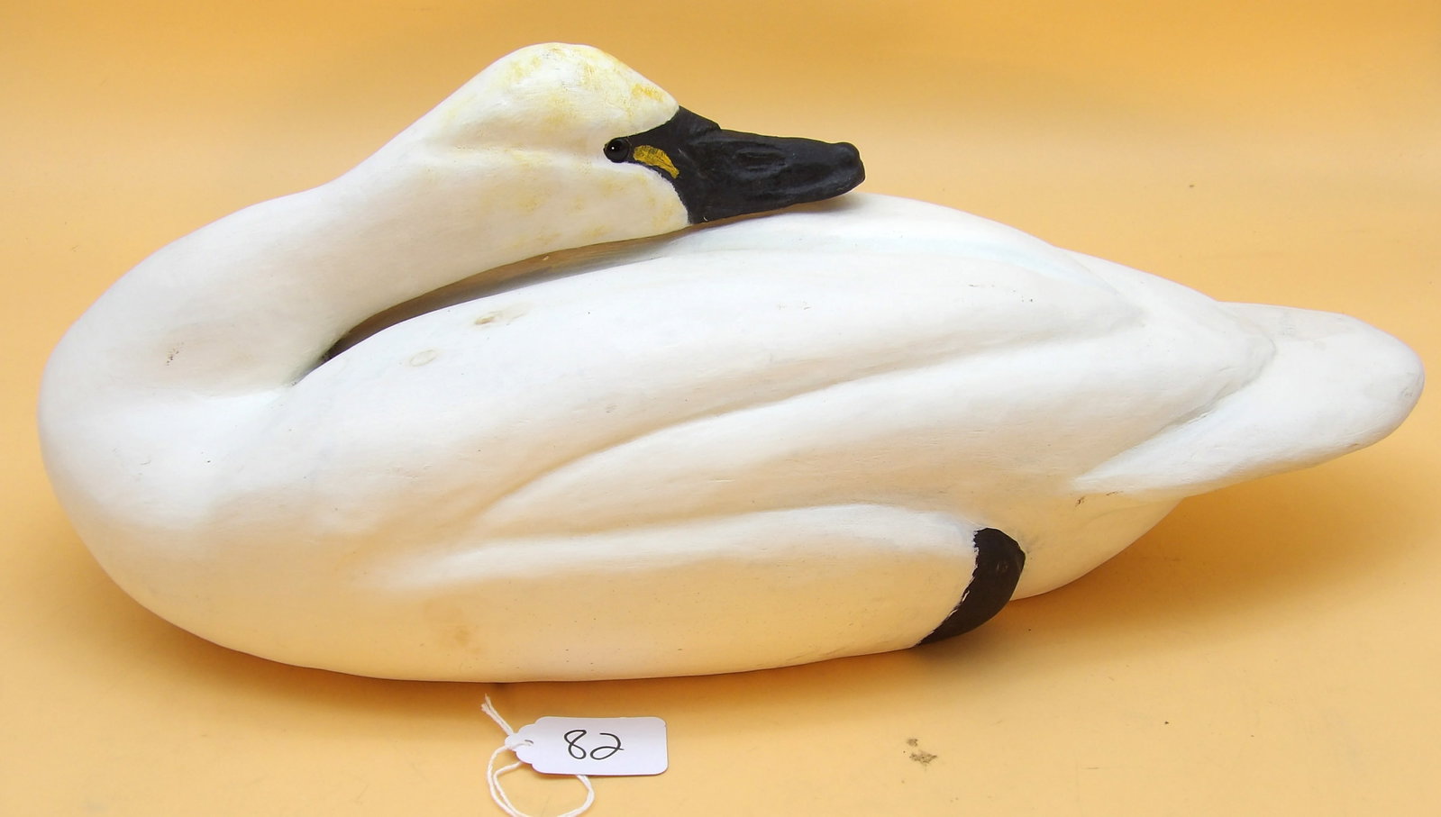"Swan" Wood Carved Metzger Decoy (1 of 4)