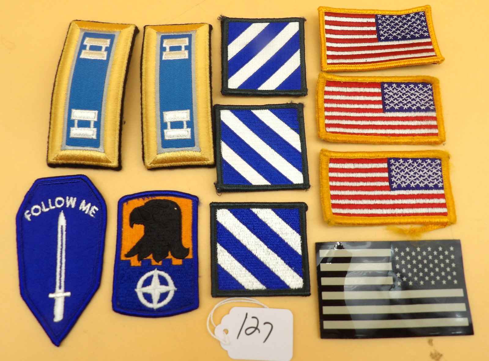 US Army Military Uniform Patches (11 pcs) (1 of 4)