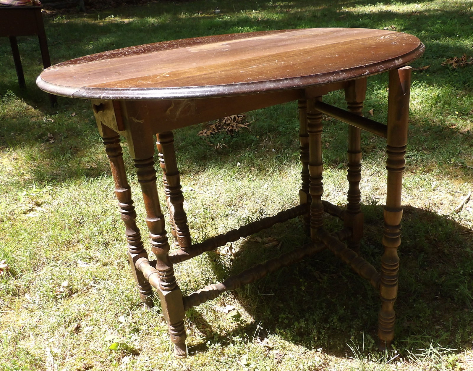 Gate Leg Drop Leaf Table - 2