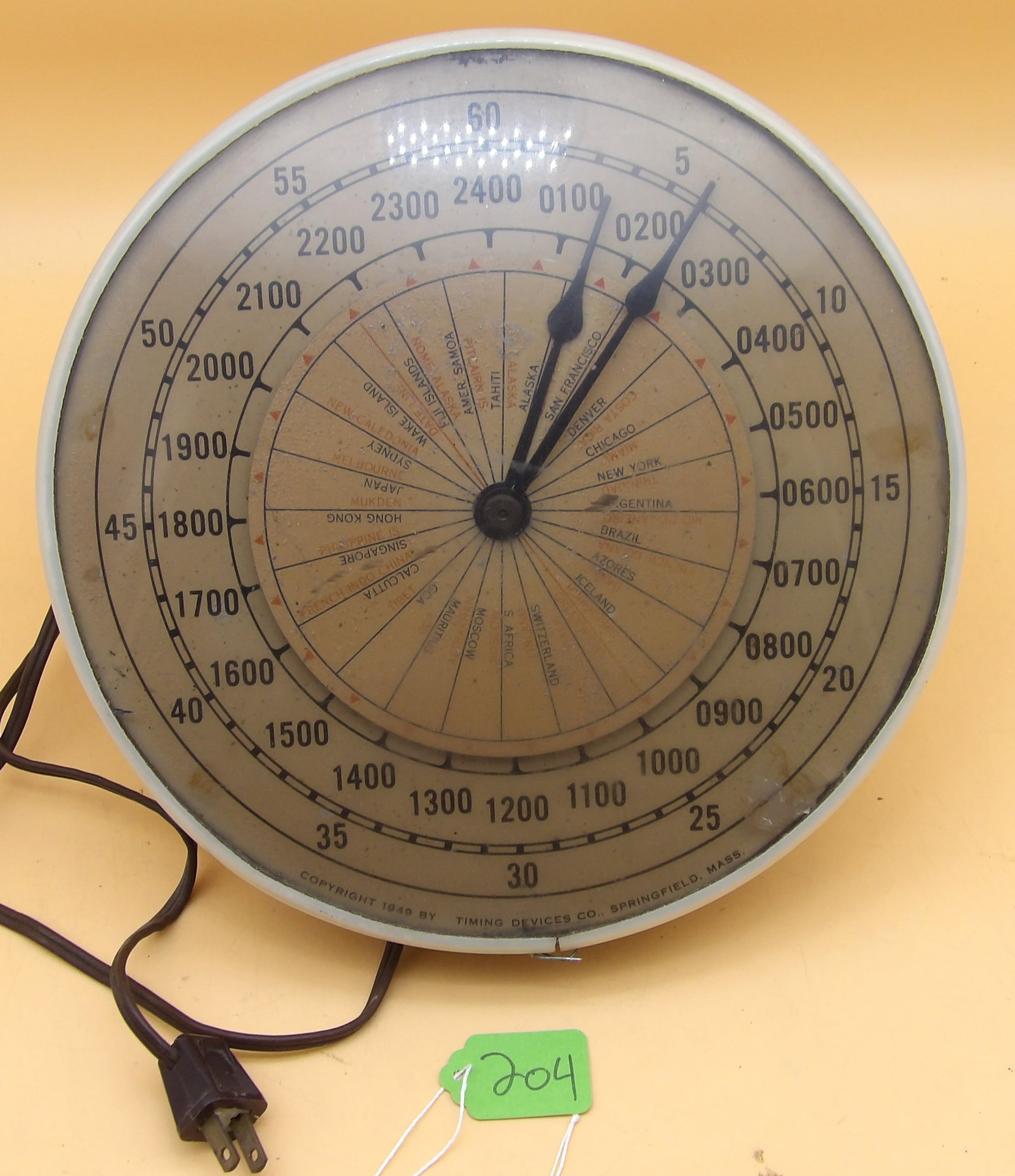 "Timing Devices" World Clock (1 of 4)