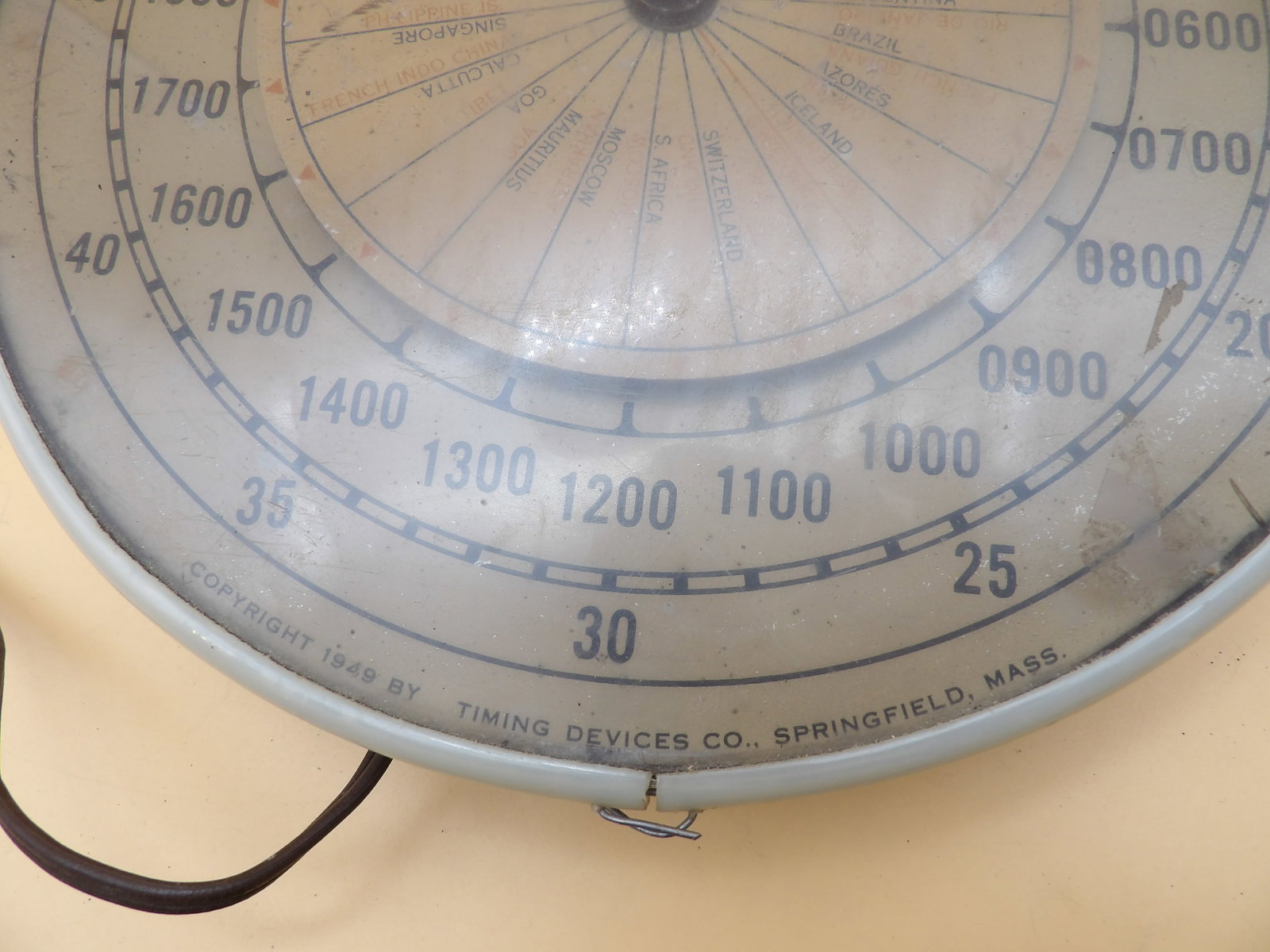 "Timing Devices" World Clock - 3