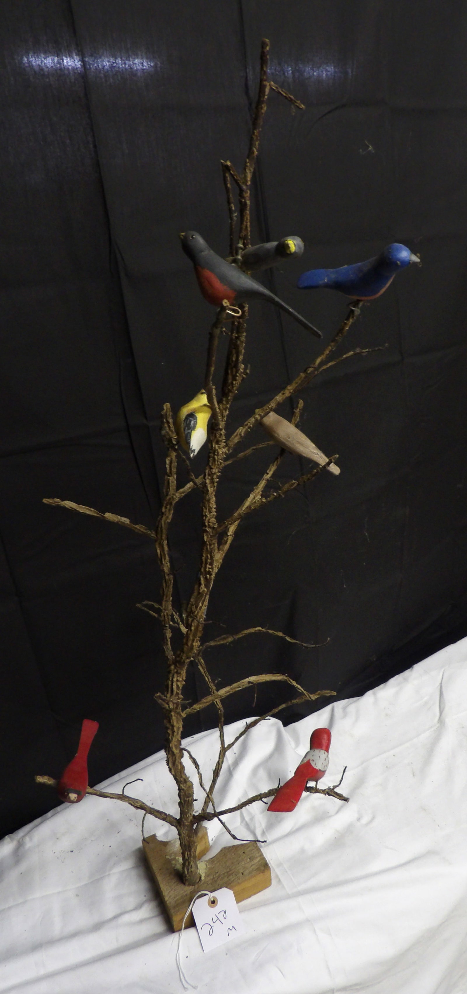 "Birds In Tree" Metzger Wood Carving (1 of 5)
