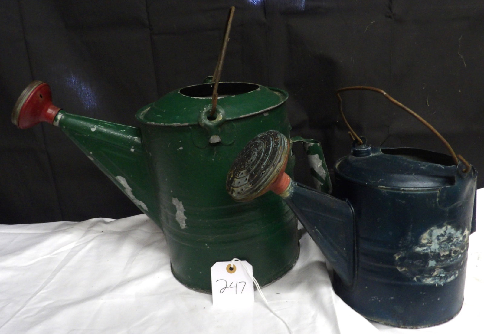 Painted Galvanized Steel Watering Cans (2) (1 of 3)
