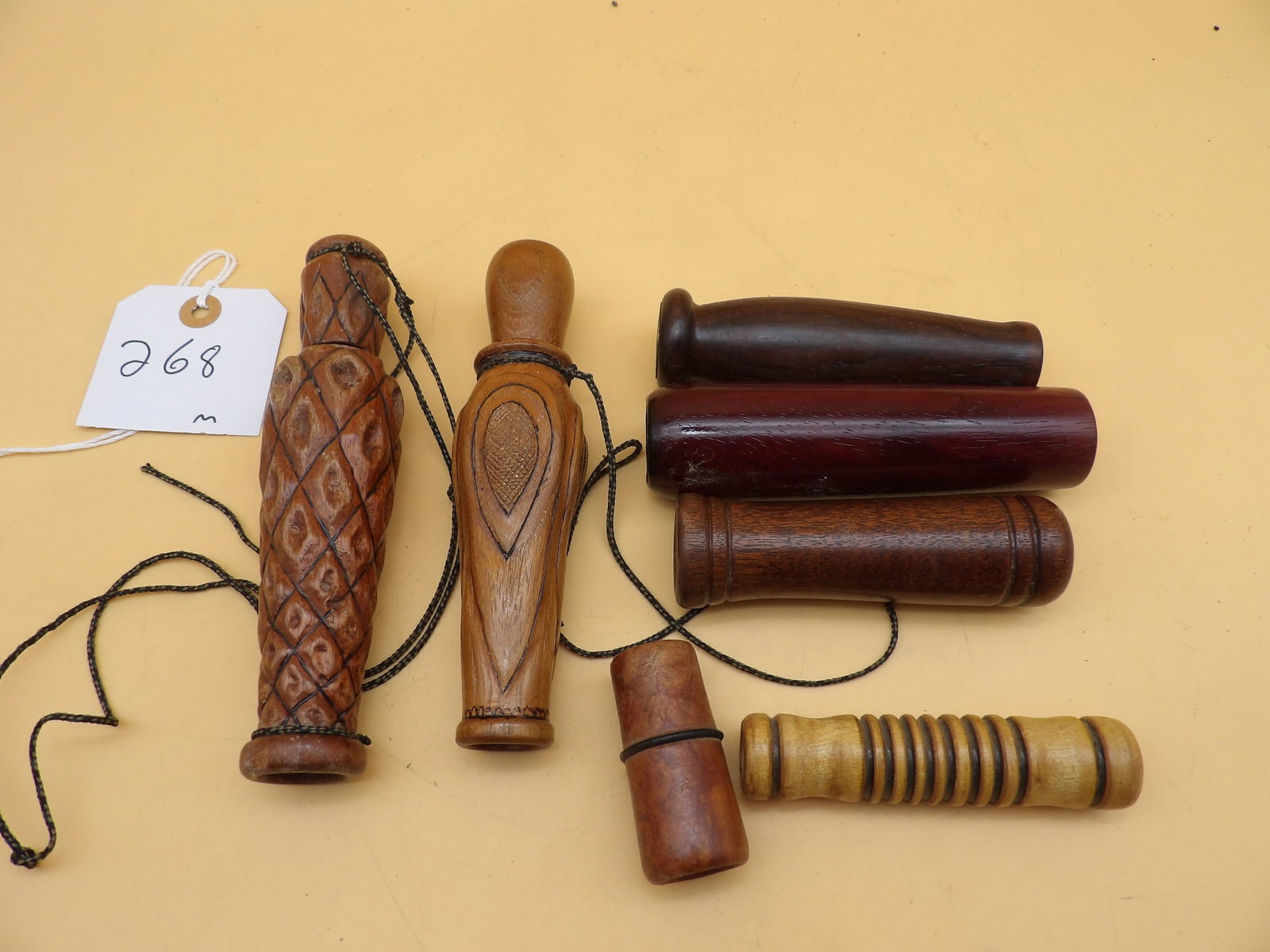 Hand Carved Metzger Game Calls (7 pcs) (1 of 3)
