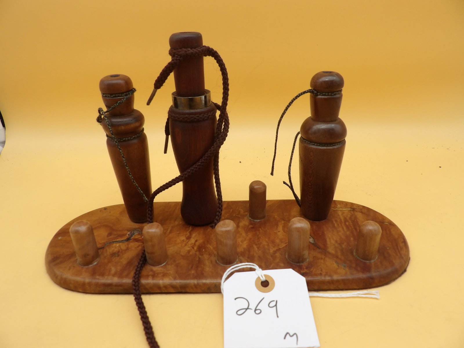 Wood Game Calls w/ Stand (1 of 2)