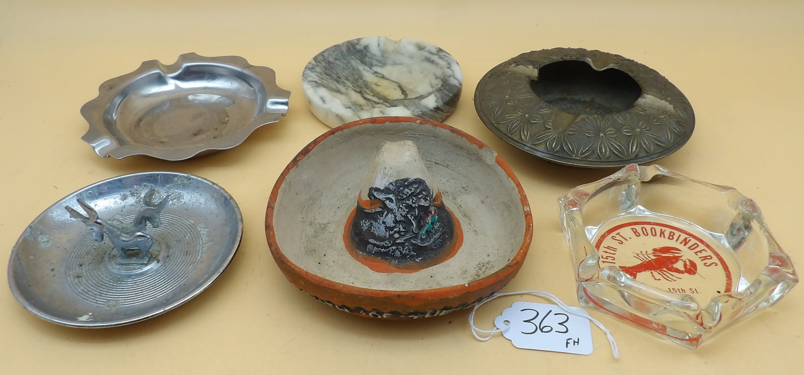 Vintage Ashtrays (6 pcs) (1 of 4)