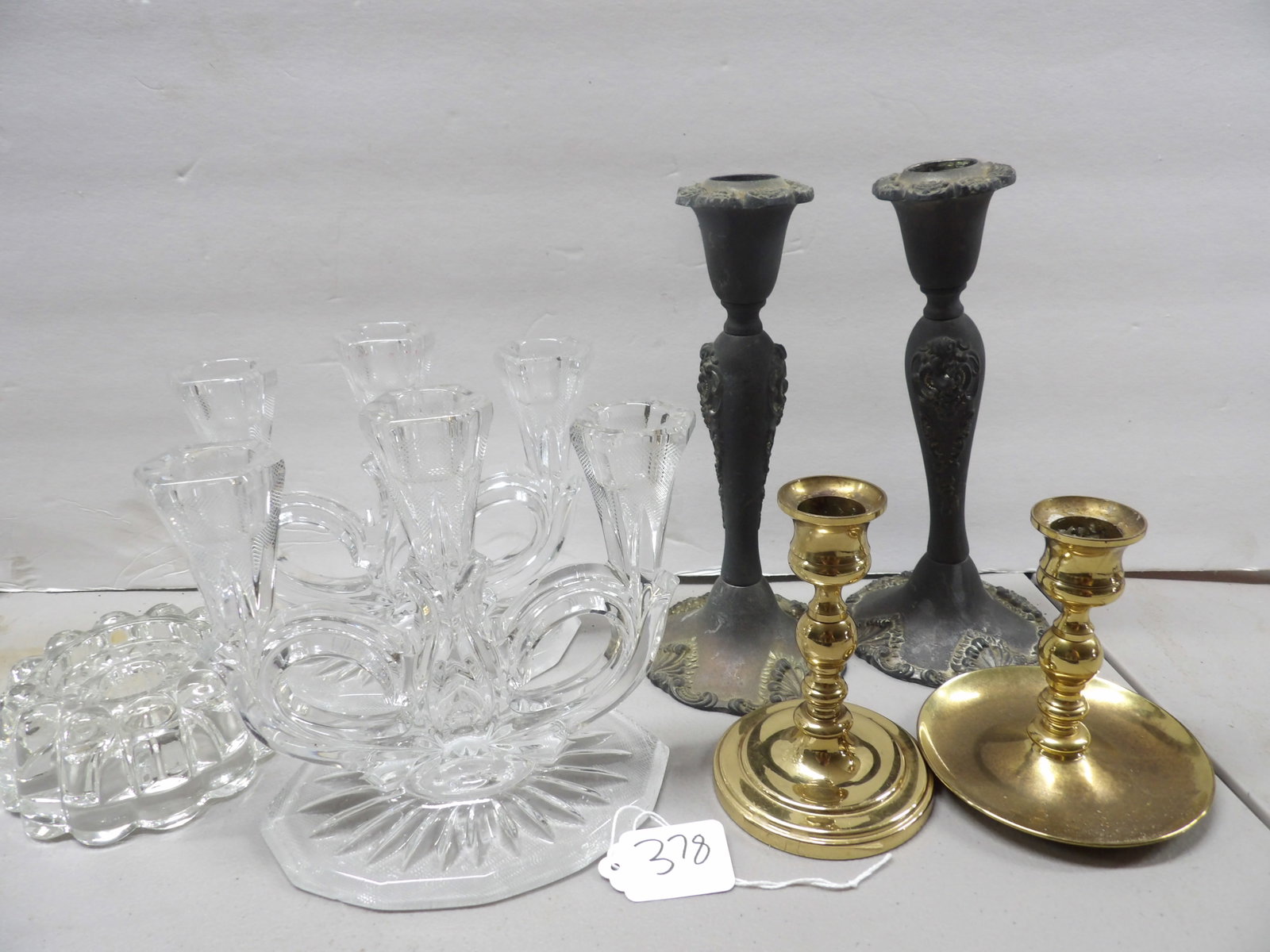 Candlestick Holder Lot - Godinger Silver Plated, Baldwin, More (1 of 5)