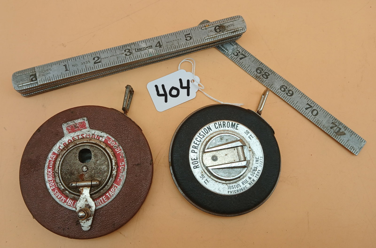 Vintage Tape Measures & Folding Rule (1 of 4)