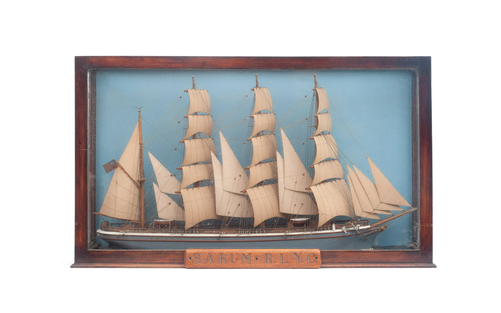 A LATE 19TH CENTURY MODEL OF A SHIP 'SARUM' (1 of 3)