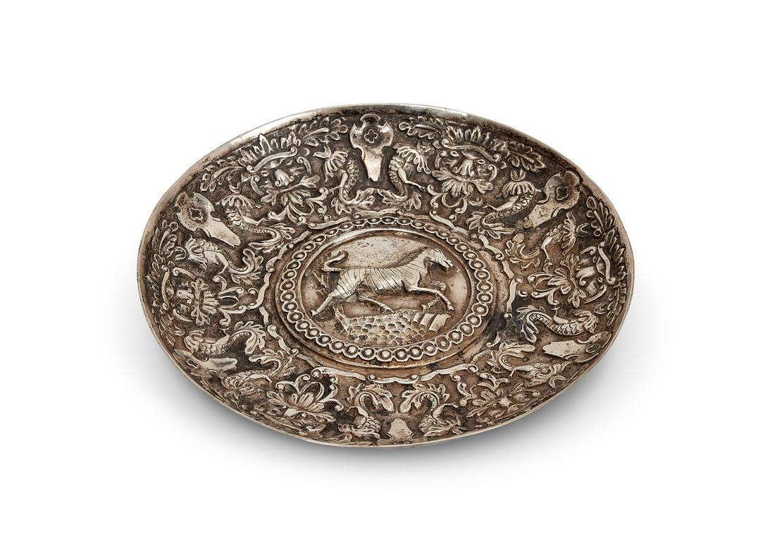 AN 18TH / EARLY 19TH CENTURY OTTOMAN (ARMENIAN) SILVER BOWL (1 of 2)