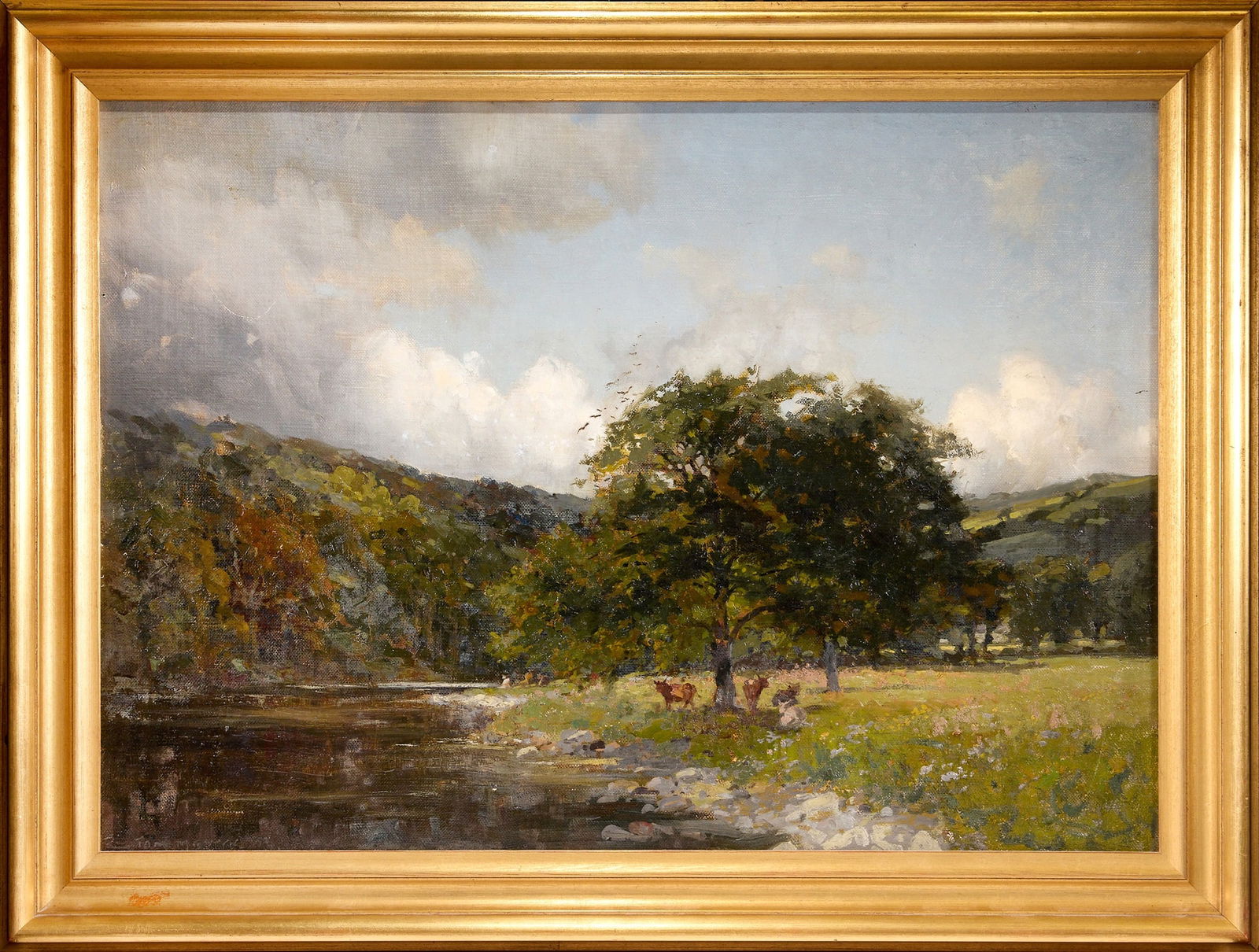 TOM MOSTYN (1864-1930): RIVER LANDSCAPE (1 of 1)