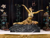 CLAIRE JEANNE ROBERTE COLINET: 'DANSEUSE DE THEBES' C. 1925