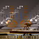 LOBMEYR (ATTR. TO): AN IMPORTANT LARGE PAIR OF 'ARABIAN STYLE' ENAMELLED VASES C. 1876-1880