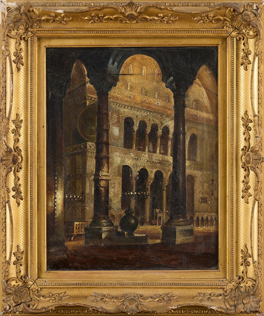WLADIMIR PETROFF (RUSSIAN, 1880-1935): INTERIOR OF THE HAGIA SOPHIA, ISTANBUL (1 of 7)