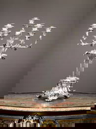 AN IMPORTANT 19TH CENTURY STERLING SILVER CENTREPIECE, C. 1843, JOHN TAPLEY