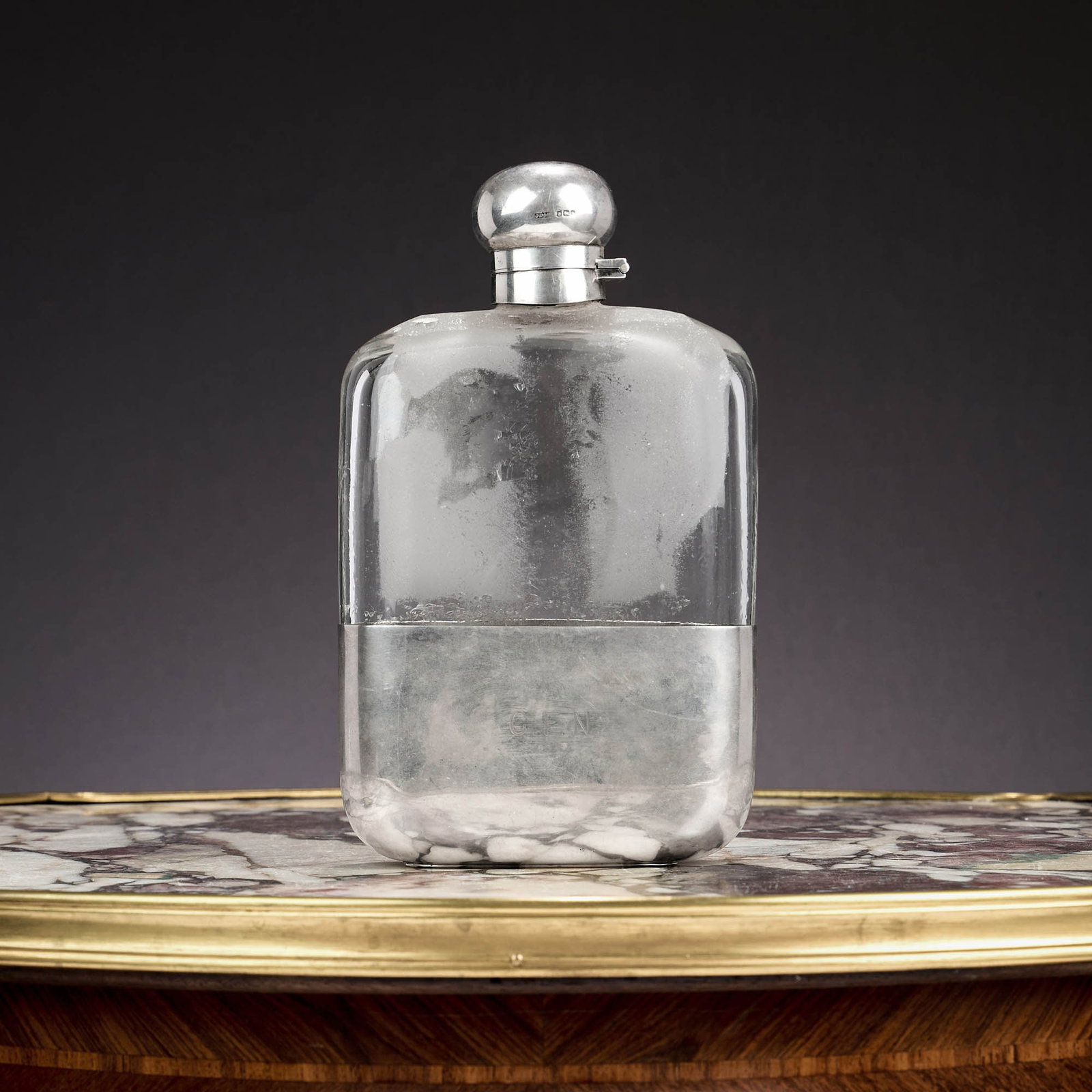 A GEORGE V SILVER GOLIATH PICNIC FLASK AND CUP, JAMES DIXON & SON, C.1927 (1 of 5)