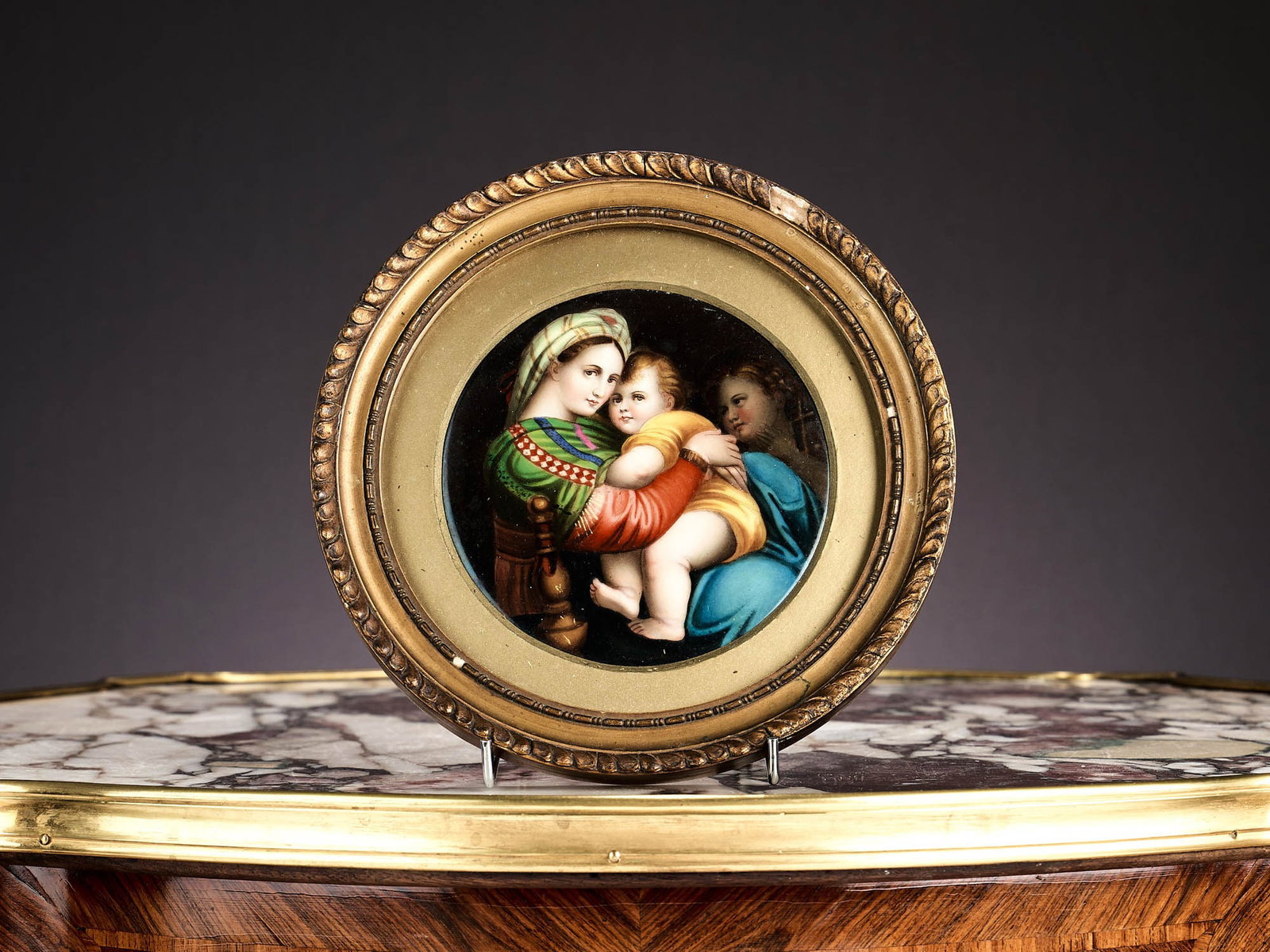 A LATE 19TH CENTURY BERLIN PORCELAIN PLAQUE AFTER RAPHAEL (1 of 1)