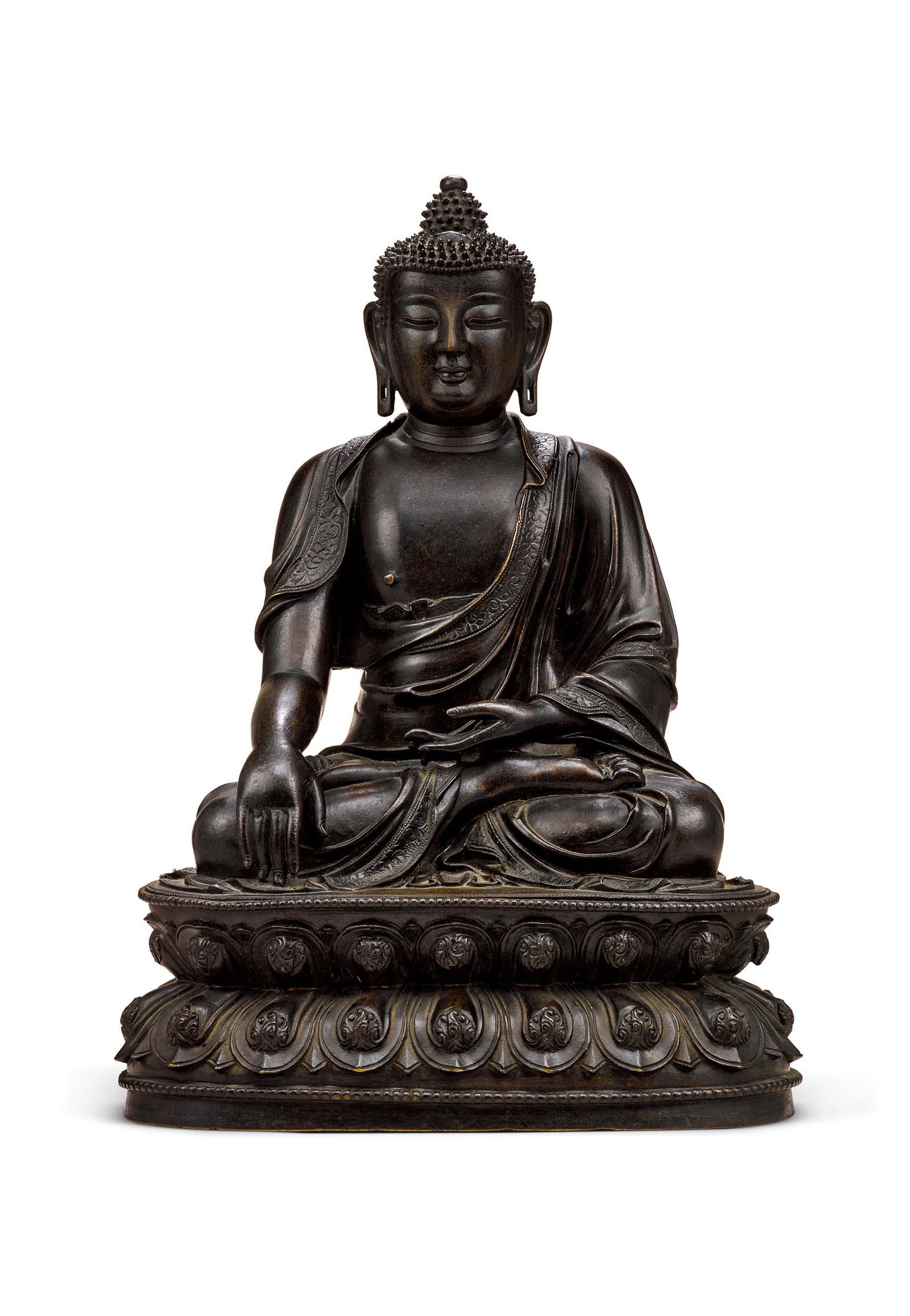 SAKYAMUNI Ming Dynasty China Copper (1 of 2)