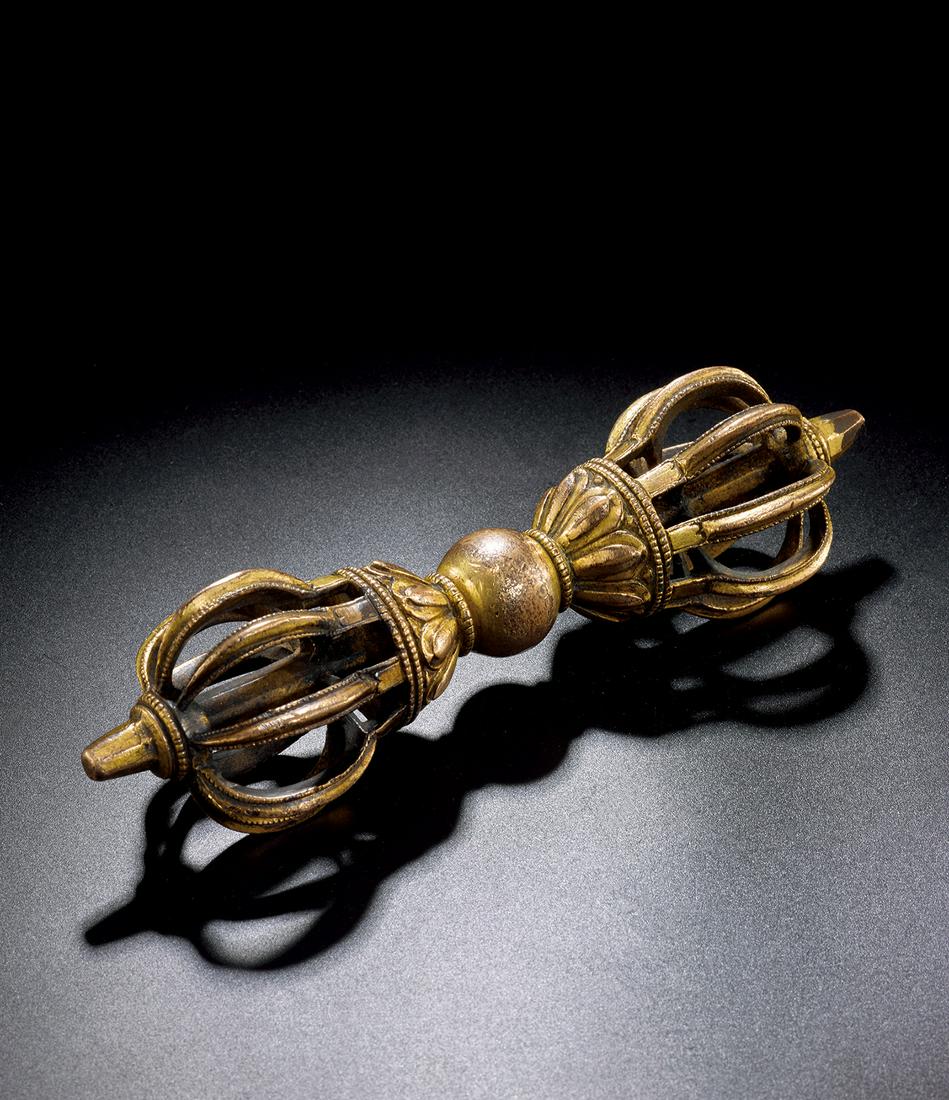 VAJRA Period of Zhengde, Ming Dynasty China Gilt Copper (1 of 1)