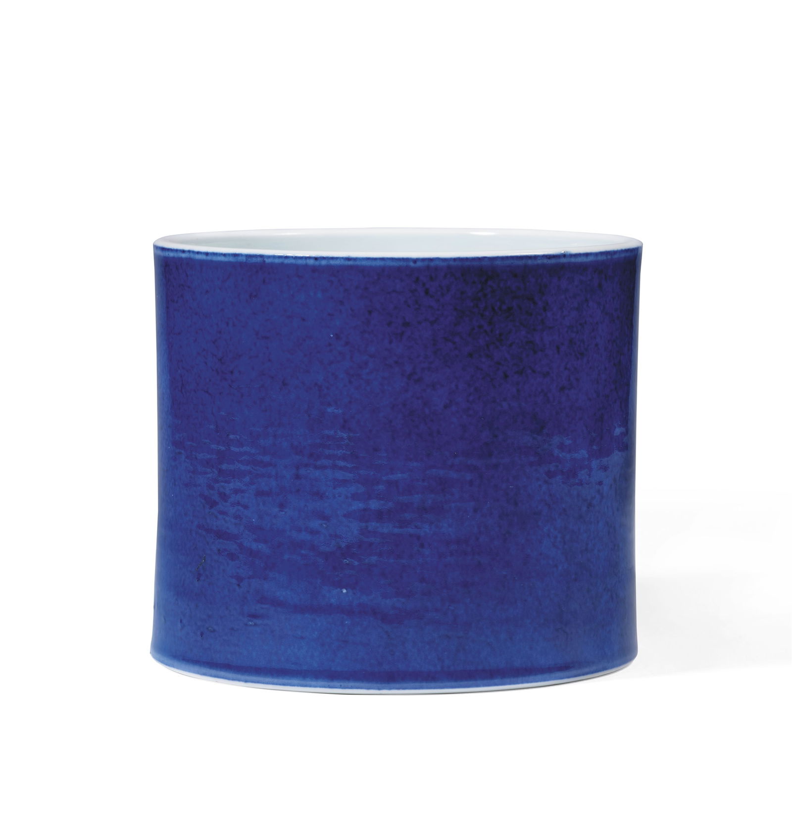 A Blue-gazed Brushpot: Period of Kangxi, Qing Dynasty