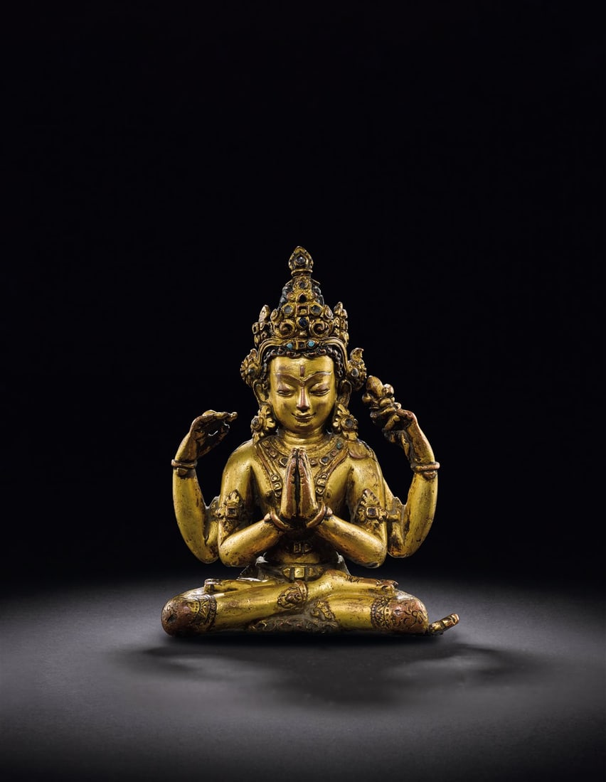 Avalokiteshvara??Four Hands??: 13th Century