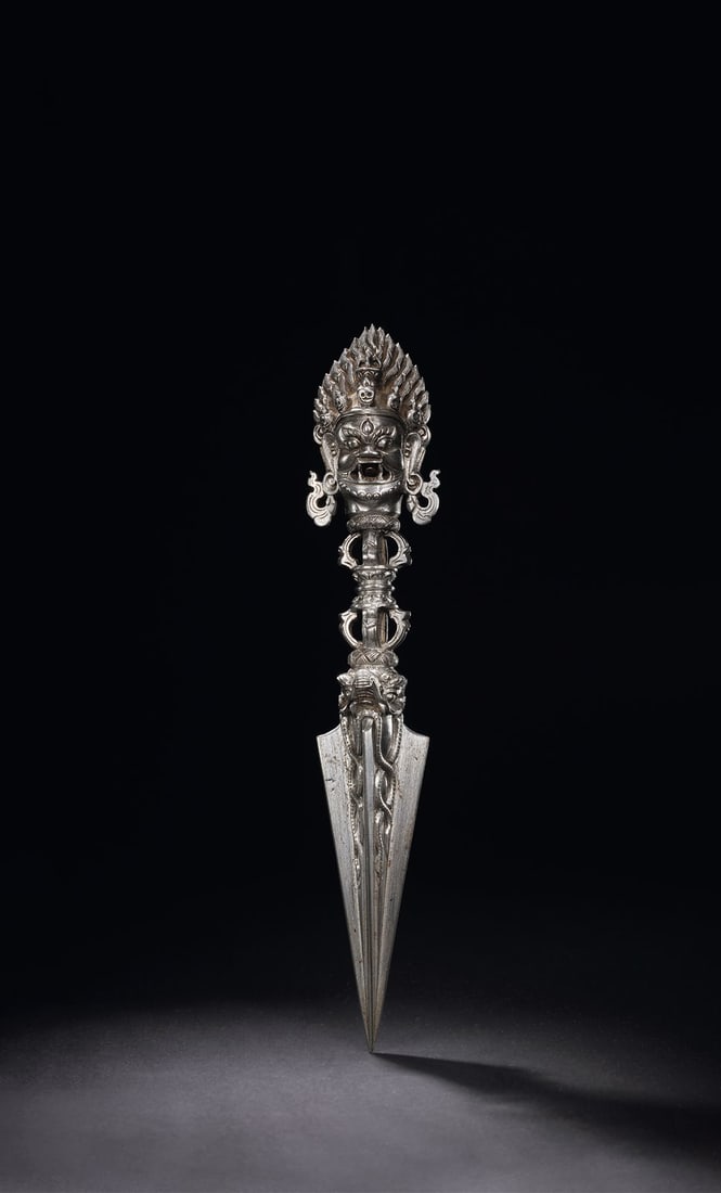 Tantric Ritual Dagger: Period of Qianlong, Qing Dynasty