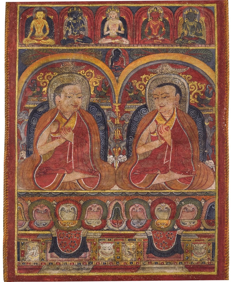 Two Tibetan Buddhist masters (1 of 1)