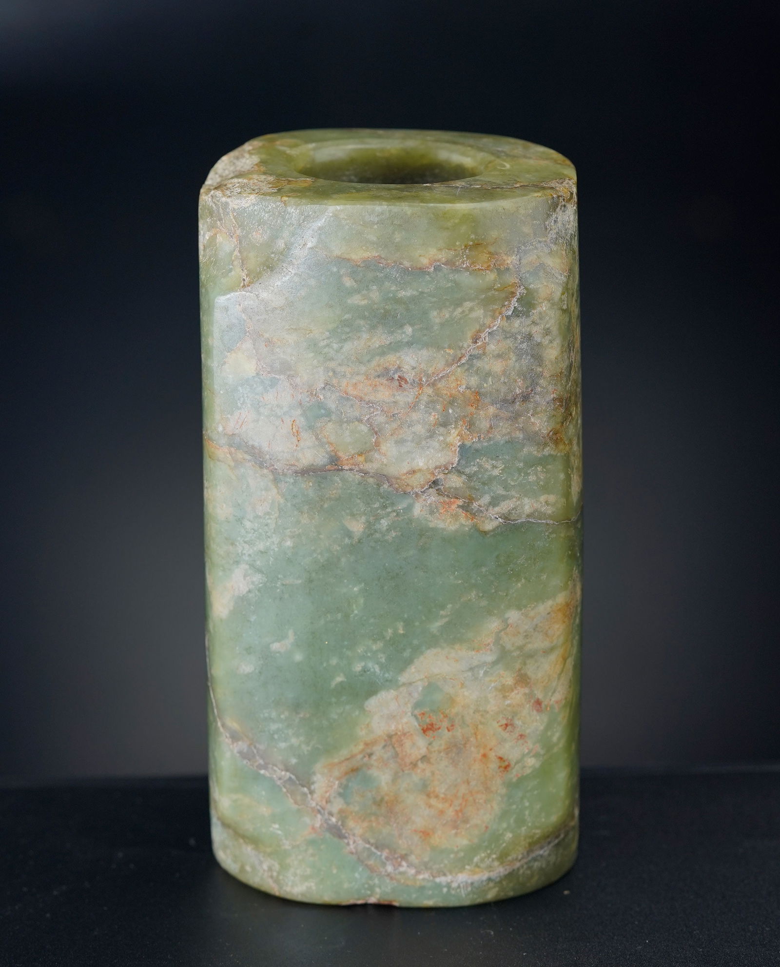 ‘Qi Jia' Culture Jade Cong, Late Neolithic Period (1 of 6)