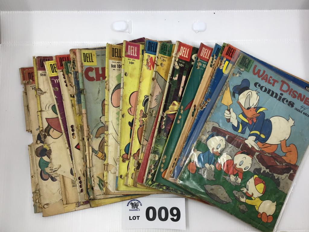 Dell Comics - Assortment See Photos Walt Disney Comics and Stories, Uncle Scrooge, Donald Duck, (1 of 12)