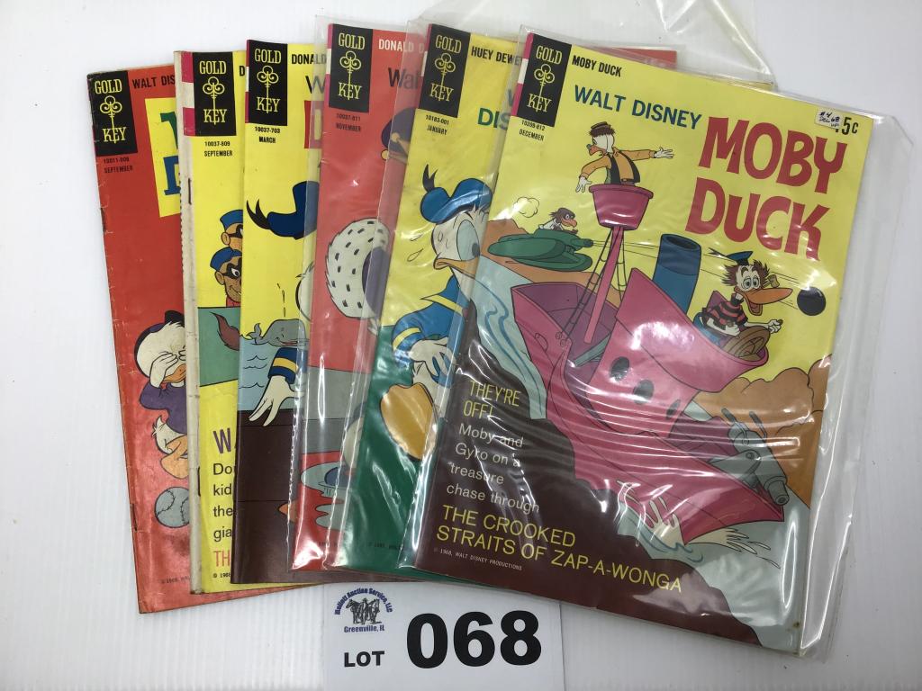 Gold Key - Assortment See Photos Heuy, Dewey, and Louie, Moby Dick, Donald Duck, Walt Disneys Comics: Heuy, Dewey, and Louie, Moby Dick, Donald Duck, Walt Disneys Comics and Stories,
