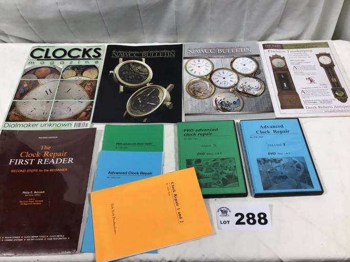 Clock Magazines And Repair Books