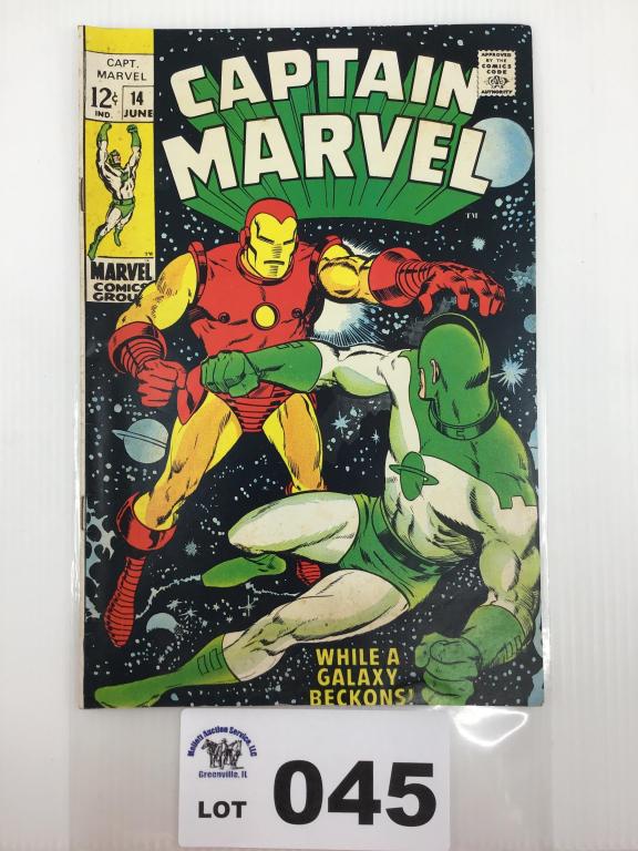 Captain Marvel #14 1969 Dirty cover (1 of 7)