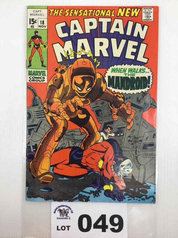 Captain Marvel #18 1969 Carol Danvers gets her powers (1 of 7)