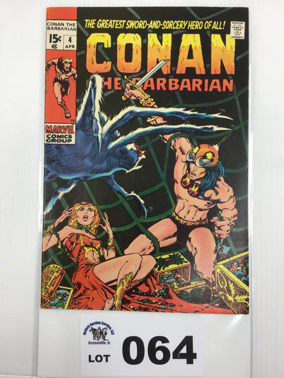 Conan The Barbarian #4 1971 (1 of 7)