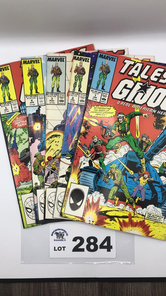 Tales of G.I.Joe #1-5 1988 2nd run of original stories (1 of 11)