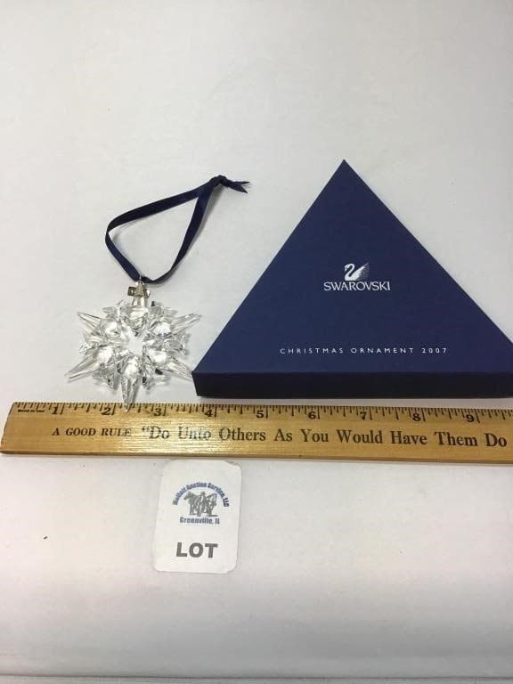 SWAROVSKI 2007 CHRISTMAS ORNAMENT: SWAROVSKI 2007 CHRISTMAS ORNAMENT