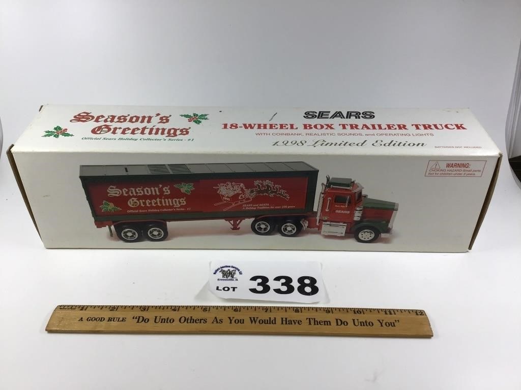 SEARS 1998 LIMITED EDITION 18-WHEEL BOX TRAILER: TRUCK