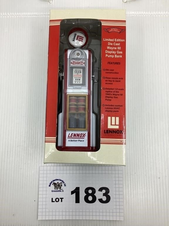 LENNOX LIMITED EDITION DIE CAST WAYNE 60 DISPLAY (1 of 1)