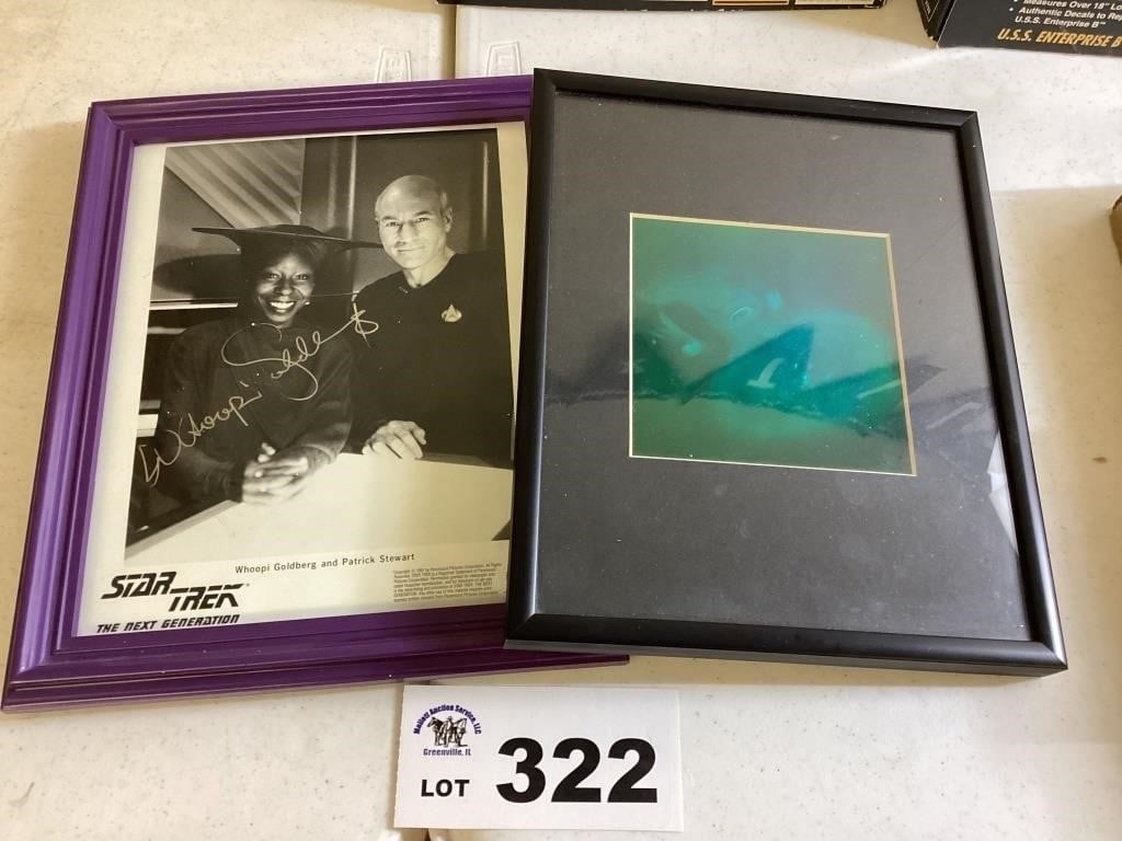 START TREK PCITURES - SIGNED BY WHOOPI GOLDBERG (1 of 1)